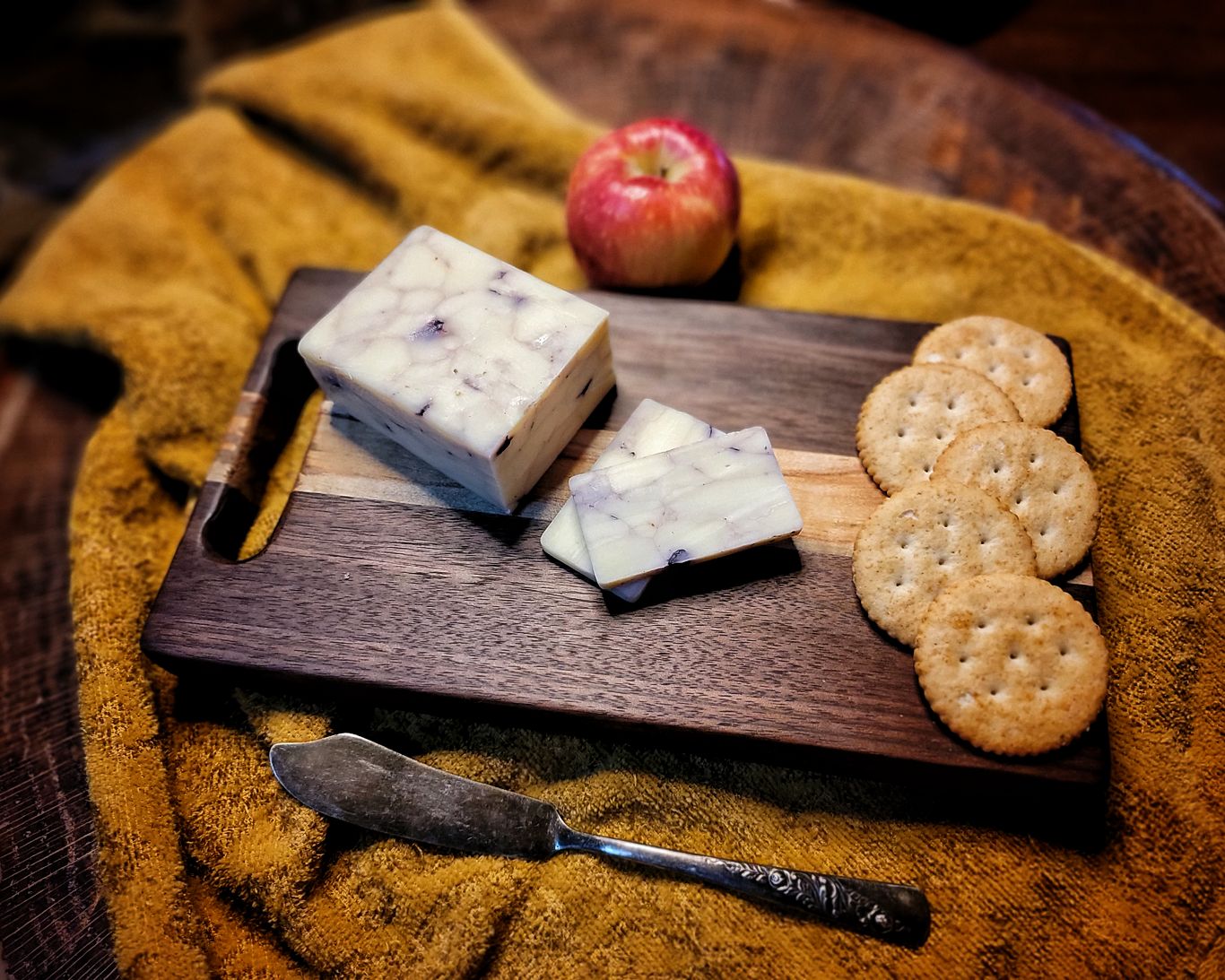 Walnut and Maple Hardwood Cutting Board