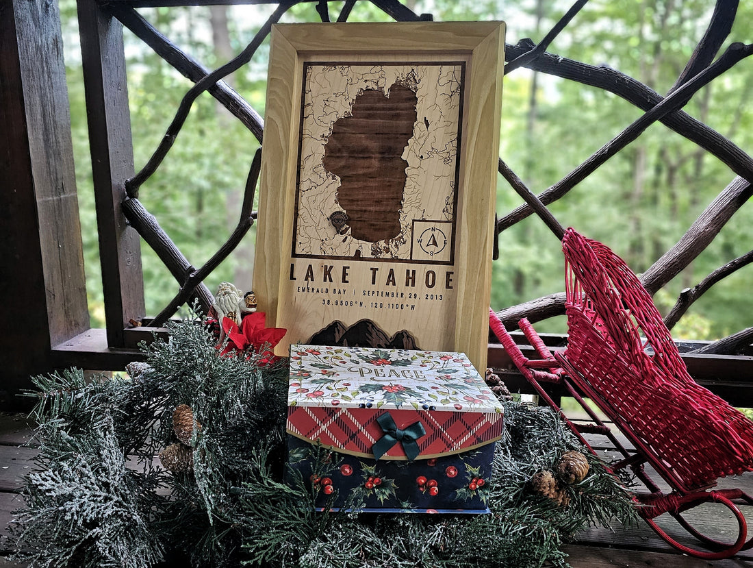 Unique Christmas Gifts: Custom Wood Maps & More