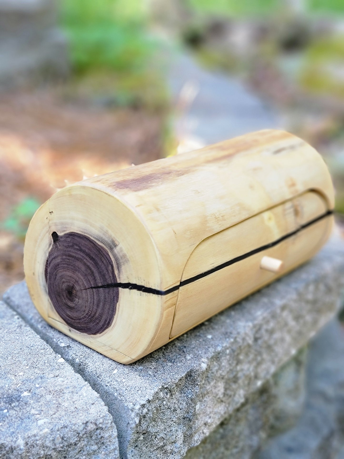 Single drawer walnut bandsaw box #1