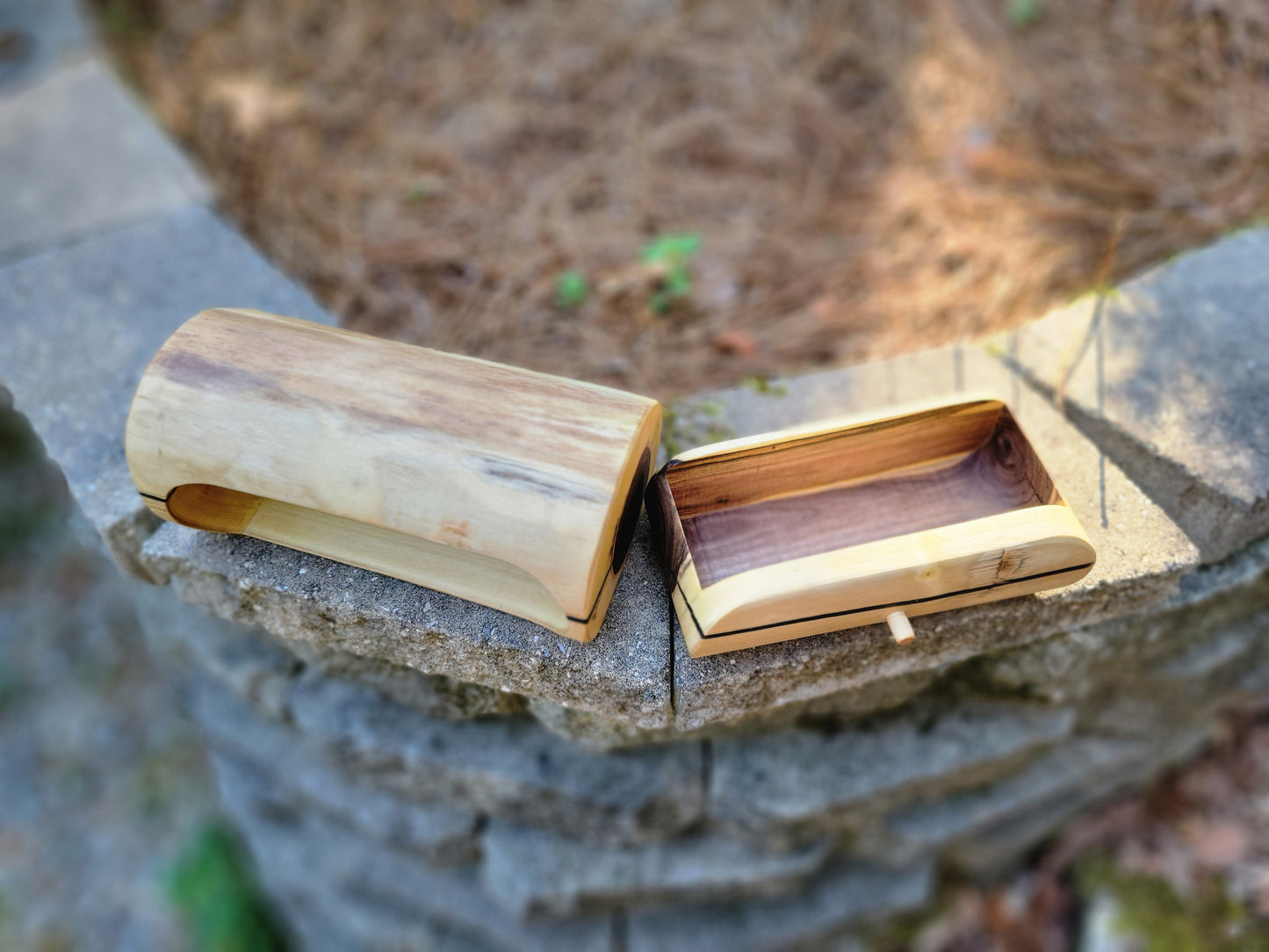 Single drawer walnut bandsaw box #1